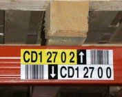 Lagerplatz-Etiketten der AISCI Ident GmbH