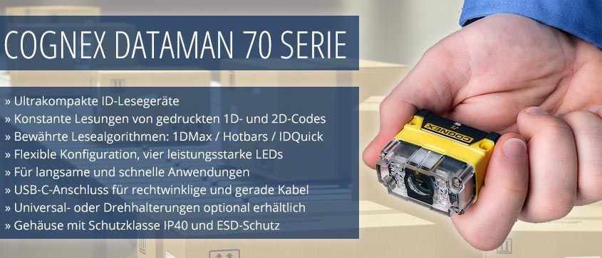 Neu von Cognex: DataMan 70