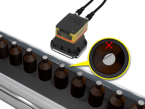 Cognex Inspektion Tamper-Seal-Inspection---Pharma