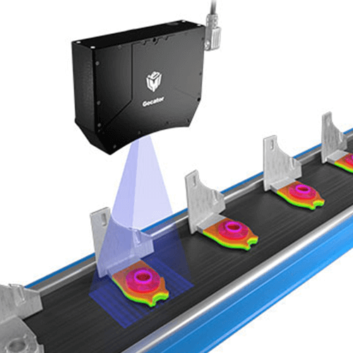 LMI Technologie G2 3D Snapshot Sensor LMI Technologies Gocator G2 Snapshot Sensor auf der Produktionslinie